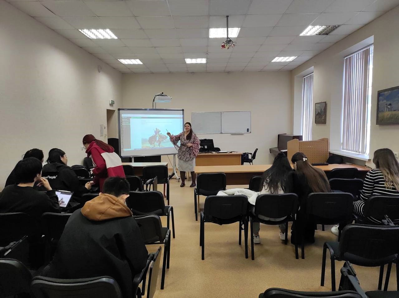 Знакомство с русскими богатырями