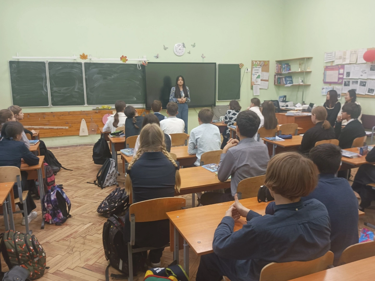 Встреча магистрантов со школьниками