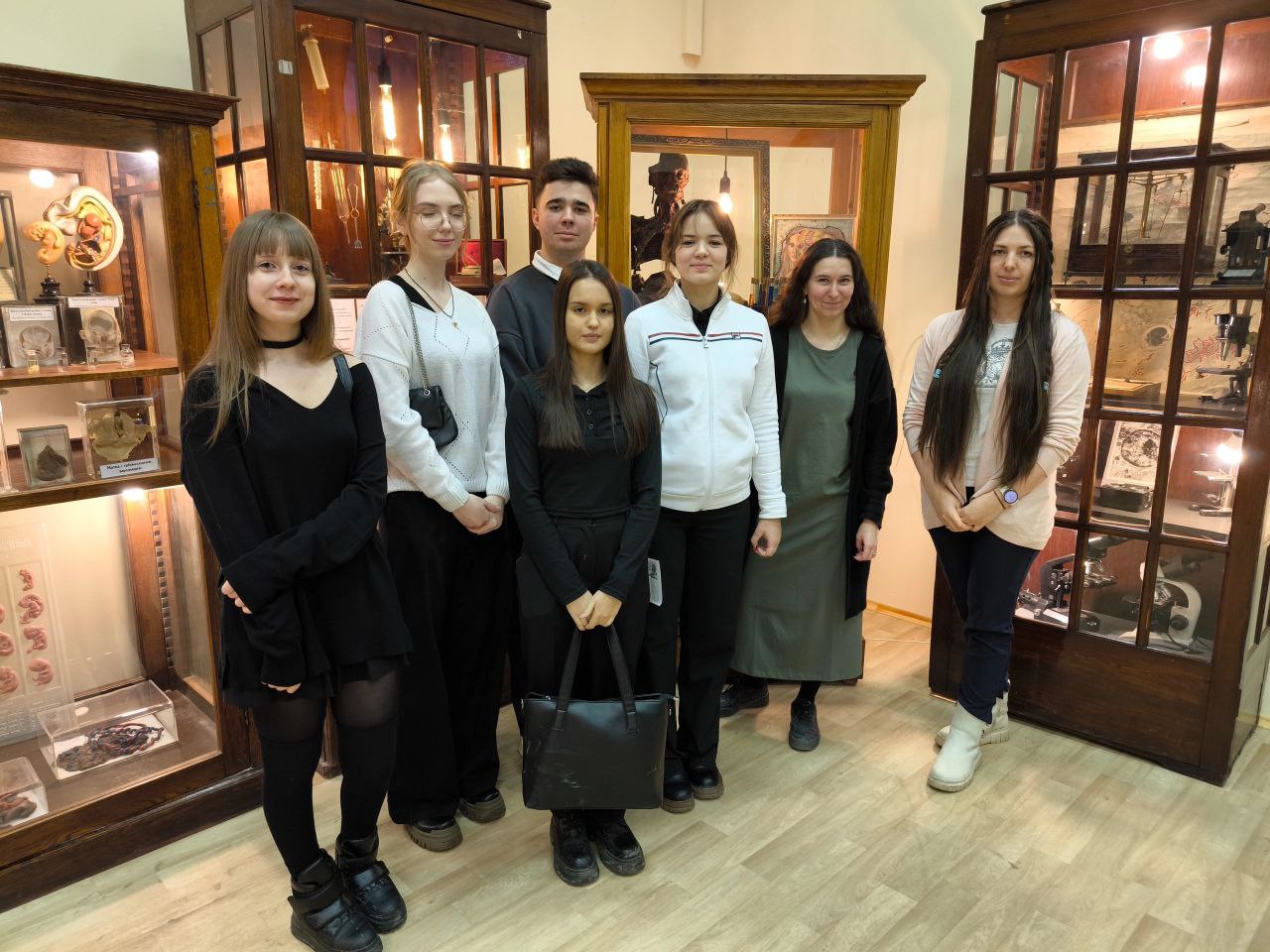 11 февраля 2025 года на кафедре анатомии и физиологии человека и животных факультета биологии в рамках Дня российской науки встречали  школьников