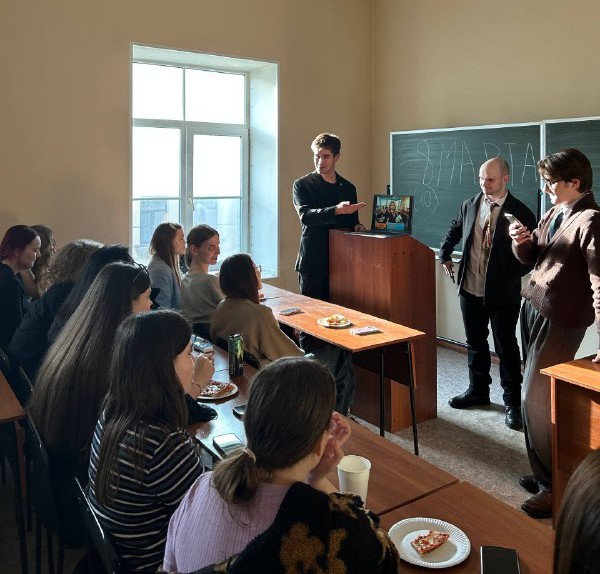 Группа 1 курса "Педагогическая деятельность в области правового обучения" отметила Международный женский день