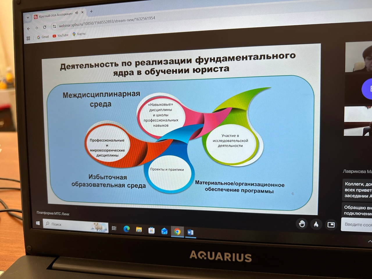 Состоялся круглый стол, организованный Ассоциацией федеральных университетов, национальных исследовательских университетов, МГУ имени М. В. Ломоносова и СПбГУ посвященный обсуждению подходов к совершенствованию юридического образования