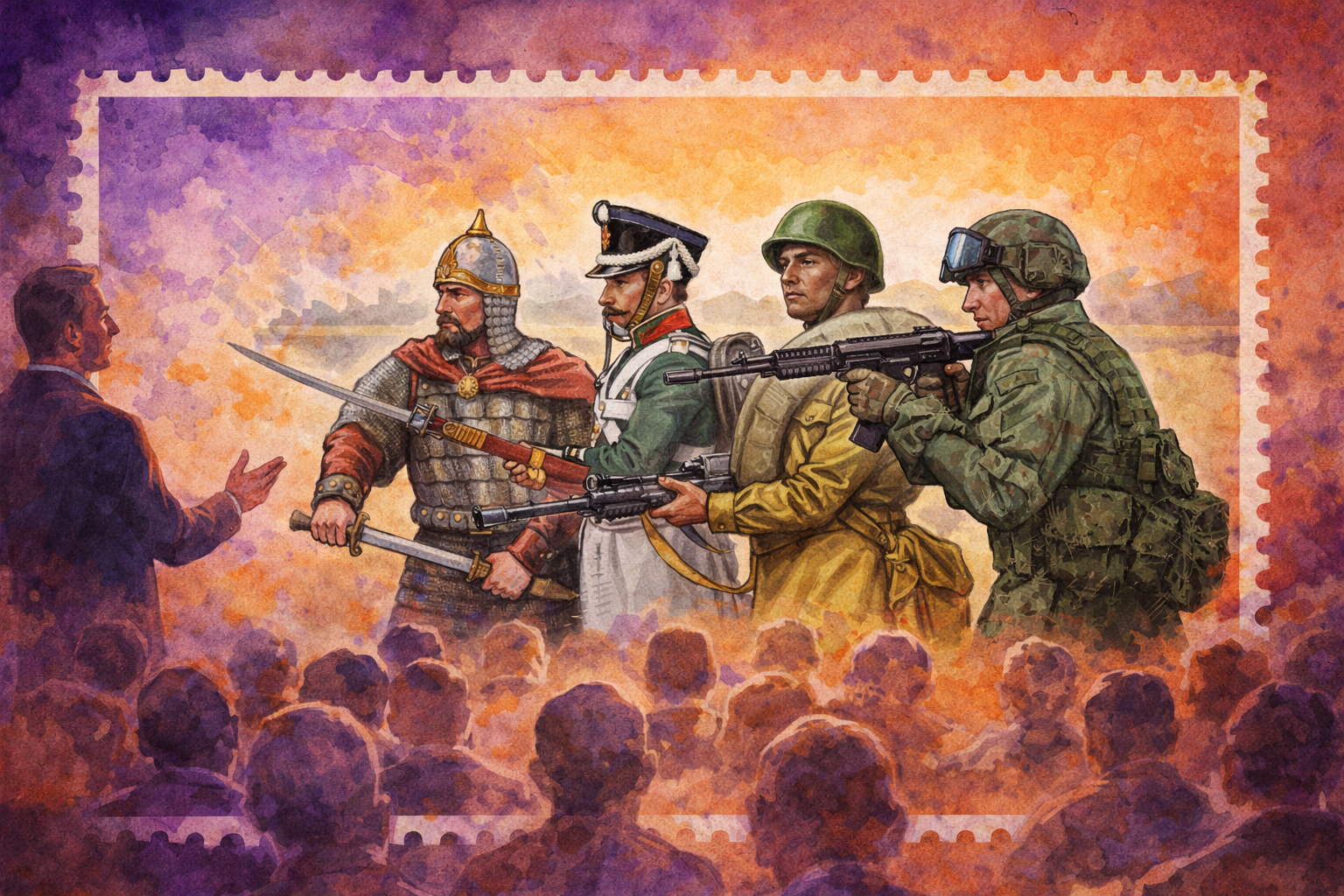 Анонс. Лекция «Филателия — День защитника Отечества на почтовых марках»