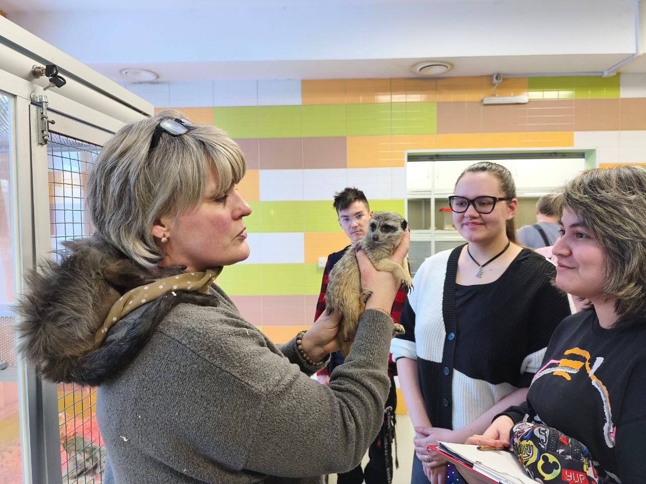 Ознакомительная экскурсия для студентов в Клубе юных натуралистов. 