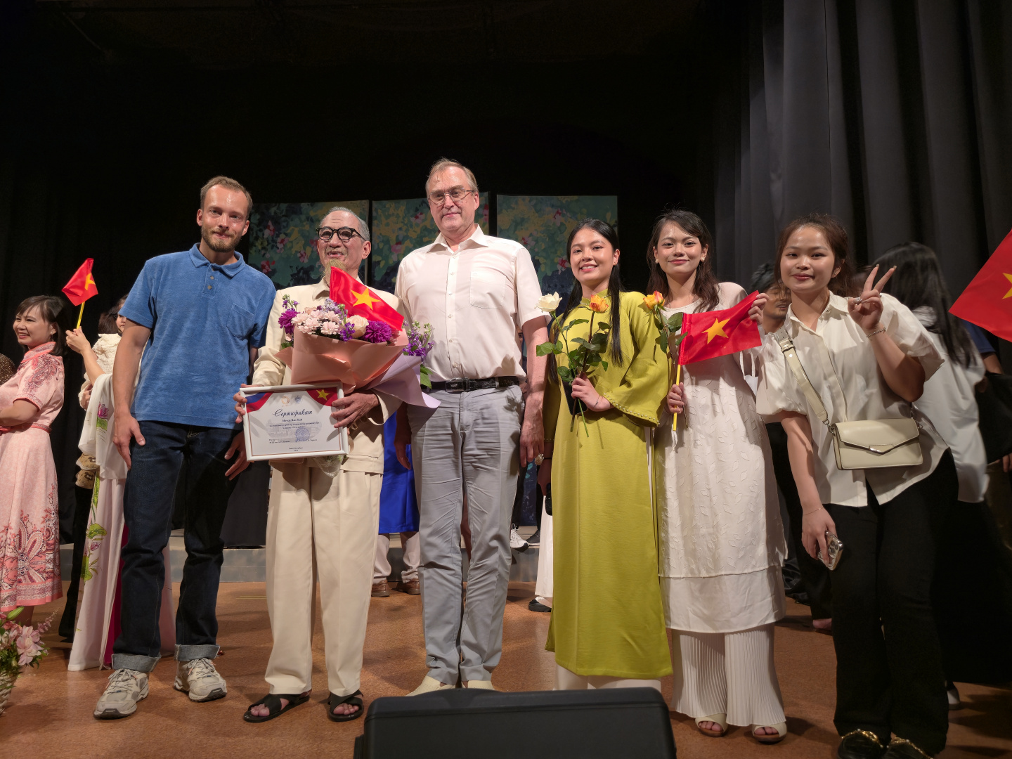 На спектакле театра «Ле Нгок»