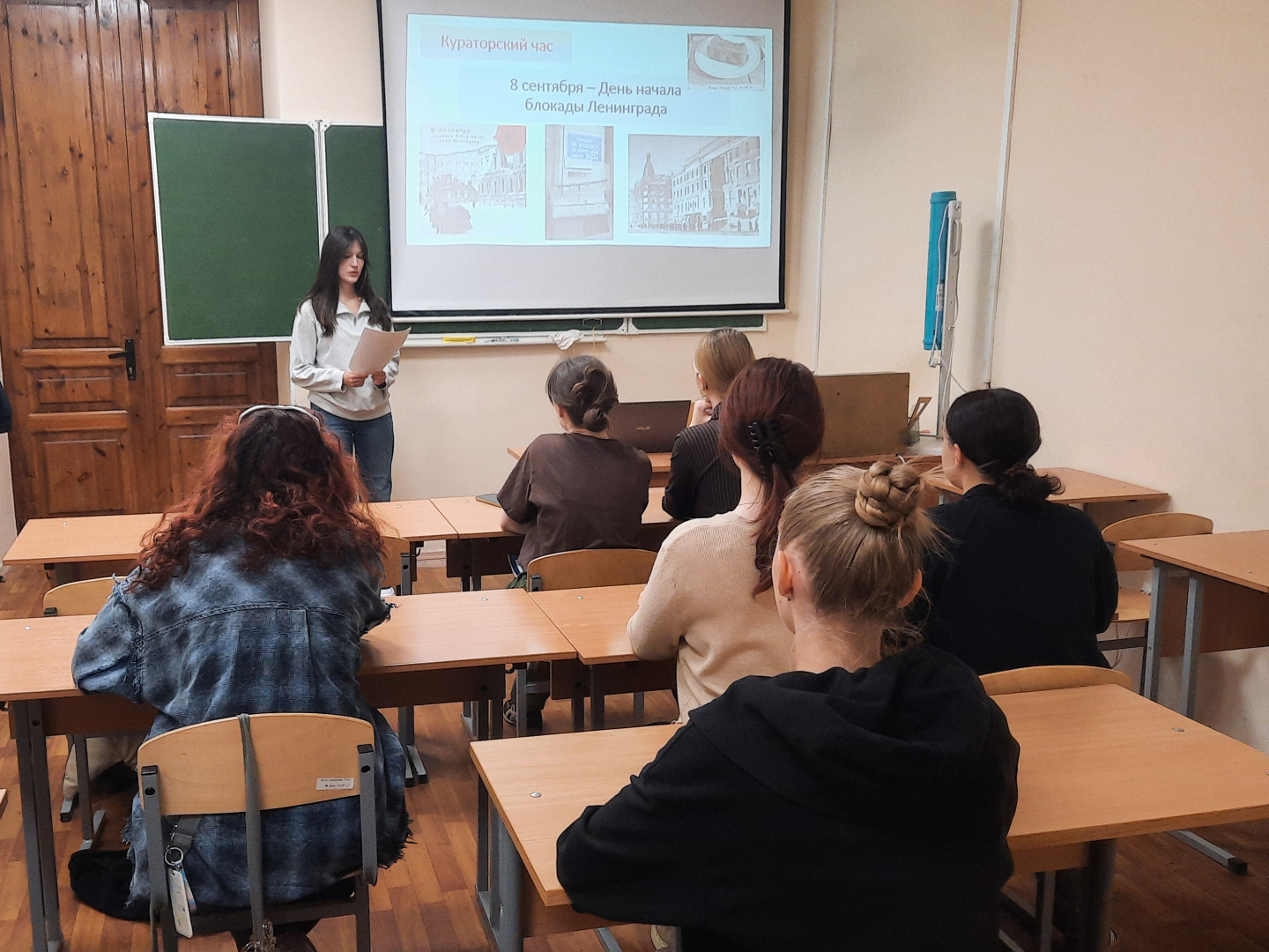 Студенты и преподаватели факультета химии РГПУ им. А. И. Герцена почтили память защитников и жителей блокадного Ленинграда