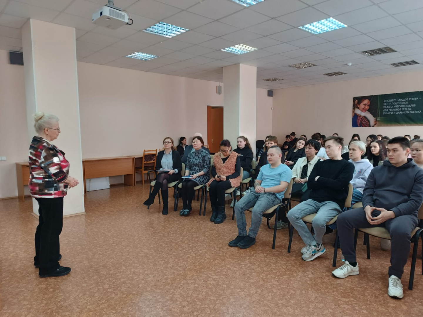 20 февраля 2025 года в институте народов Севера прошло патриотическое мероприятие, приуроченное к празднованию 23 февраля