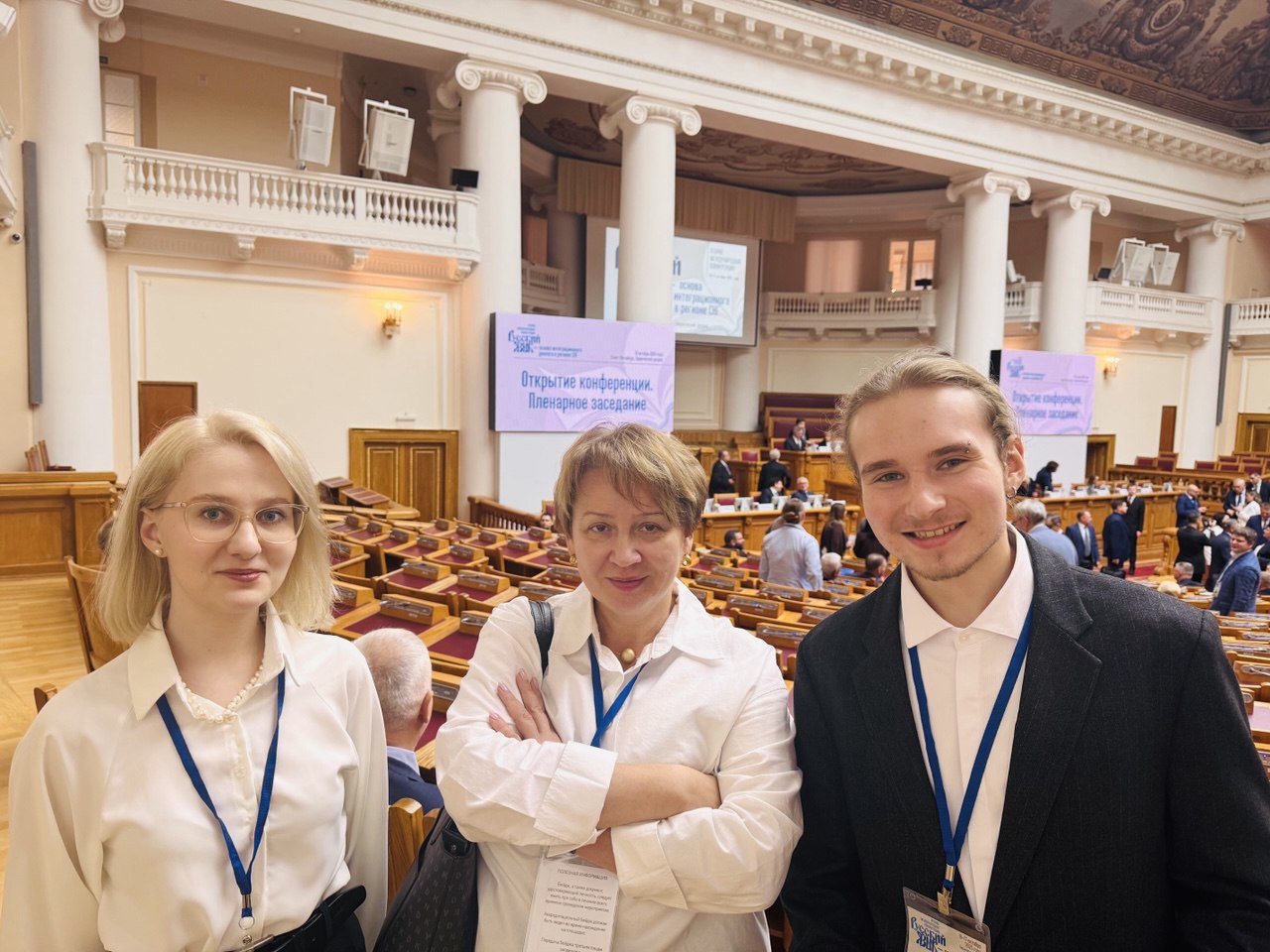 Заведующая кафедрой русского языка и студенты филологического факультета приняли участие в международной конференции «Русский язык  - основа интеграционного диалога в регионе СНГ»