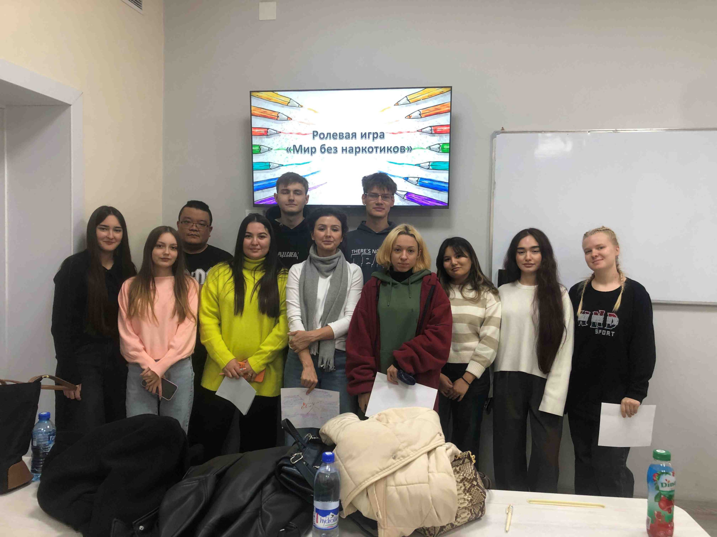 Иконникова Г.Ю. провела в филиале РГПУ им. А.И. Герцена в городе Ташкент психологическую игру «Мир без наркотиков»