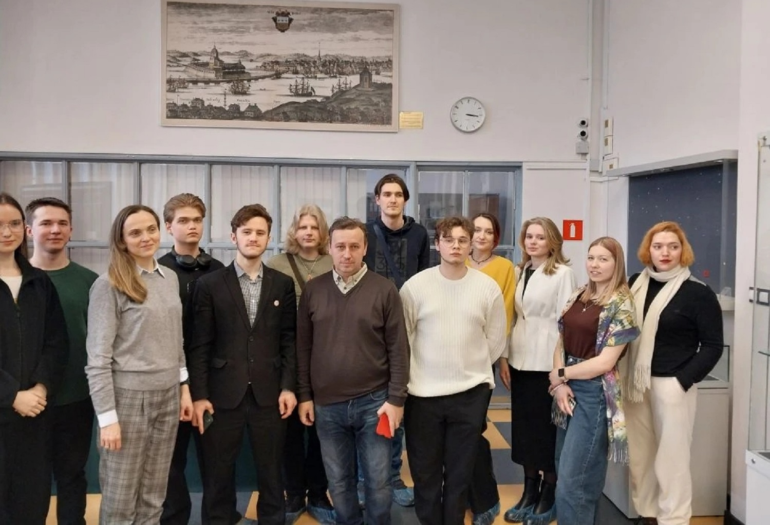 Представительство РГПУ им. А. И. Герцена в Выборге организовало для студентов-историков экскурсию в областной государственный архив