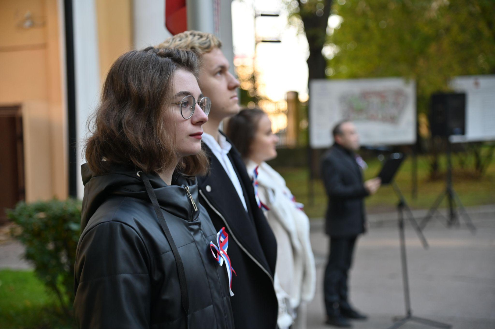 В Герценовском университете прошла церемония поднятия Государственного флага
