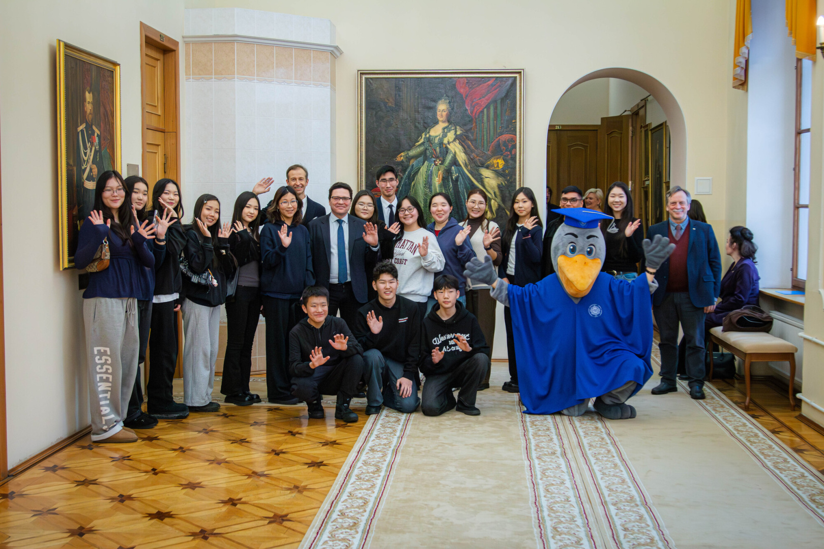 Первая зимняя школа для старшеклассников из Монголии открылась в Герценовском университете