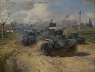 Крившинко И.П. Маневры Киевского особого военного округа. 1935 год. 2020 г. х.м. 80х110.jpg