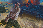 Дроздов А.Ю. Один на один. Курская дуга. 2022 г. х.м. 100х150.jpg