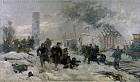 Горпенко А.А. Бой у станции Крюково. 1945 г. х.м. 170х230.jpg