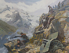 Ананьев А.М. Бои за Кавказ. 1942 год. На горном перевале. 2022 г. х.м. 140х180.jpg