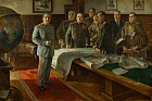 Овечкин Н.В. Ставка перед штурмом Берлина. 1986 г. х.м. 220х345.jpg
